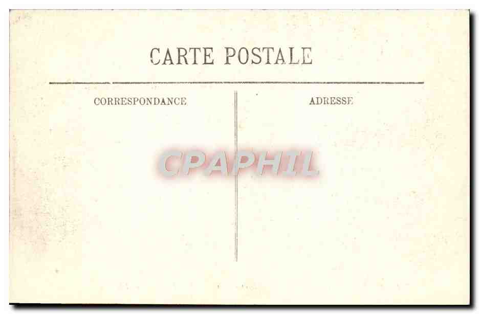 CPA Inondations De Paris Cours La Reine — Rückseite