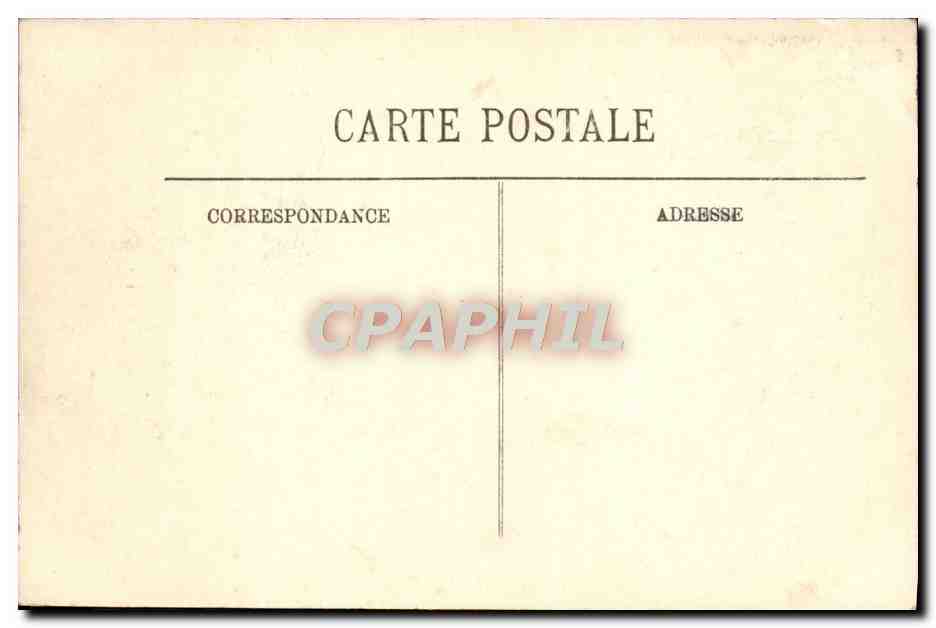 CPA Inondations De Paris Rue De Bourgogne — Rückseite