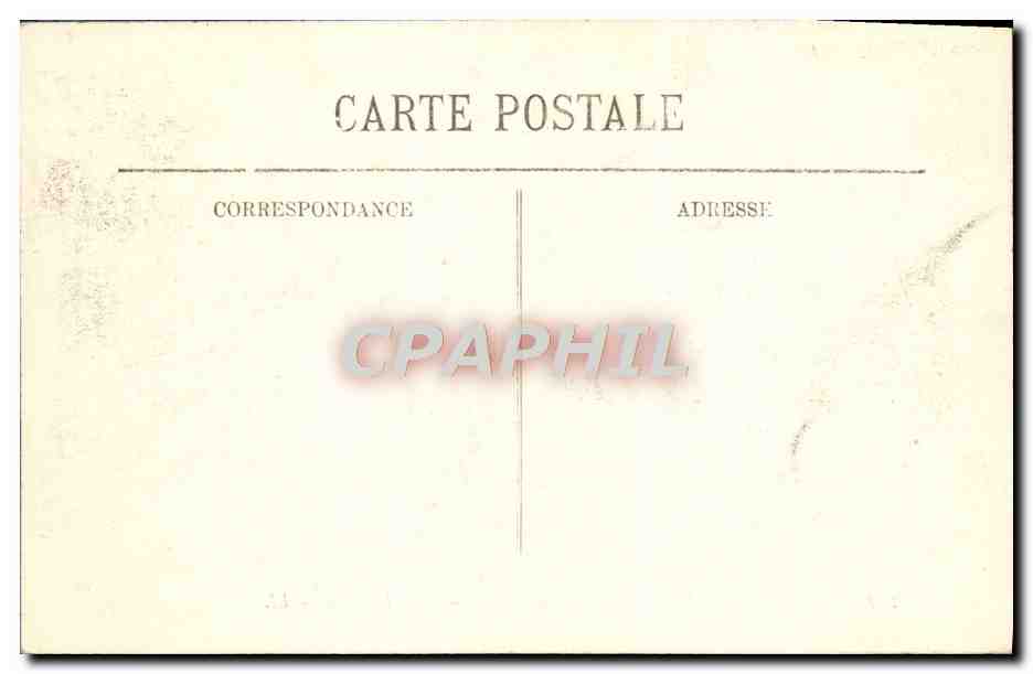 CPA Inondatons De Paris Cours La Reine — Rückseite