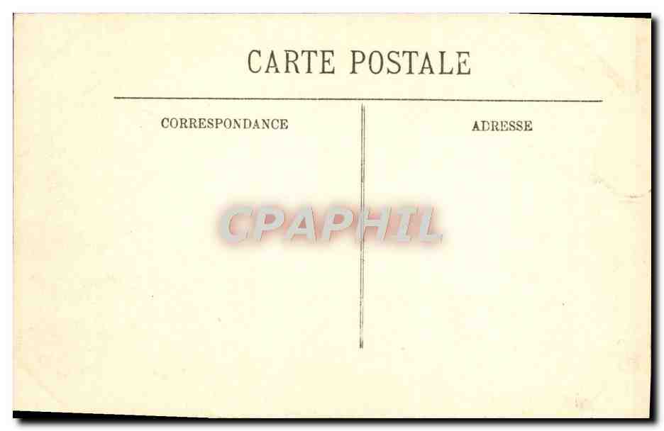 CPA Inondatons De Paris La Rue De Lille — Rückseite