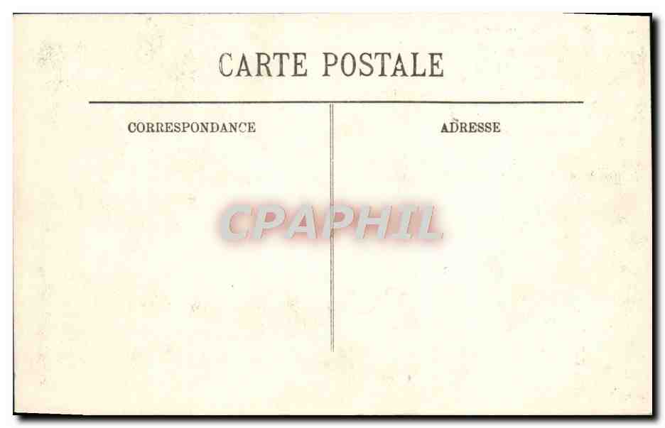 CPA Inondatons De Paris Avenue Montaigne — Rückseite