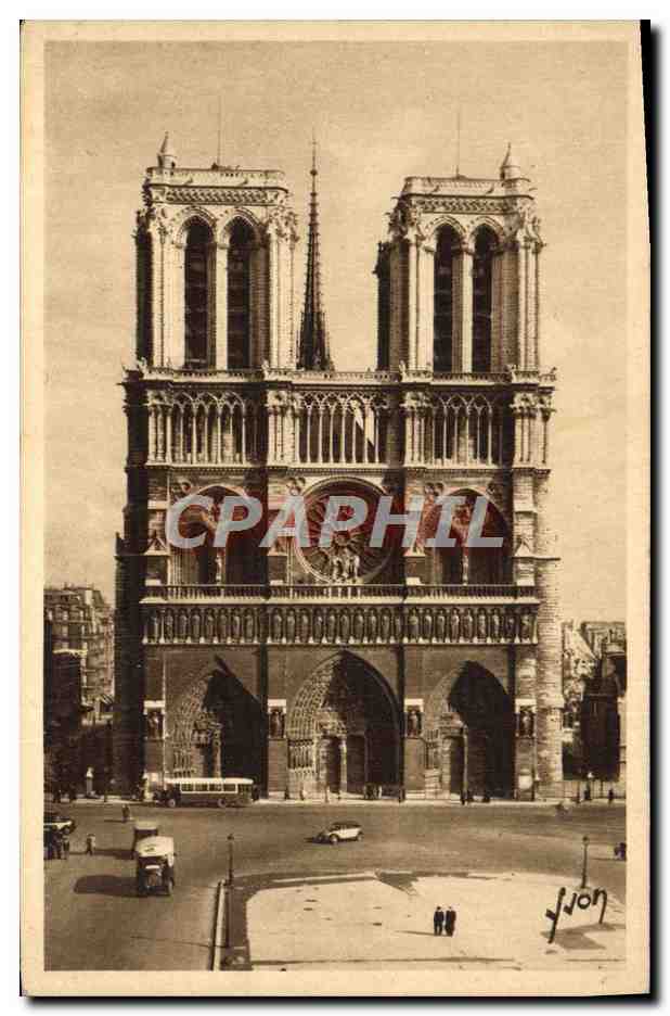 CPA Paris En Flanant Notre Dame