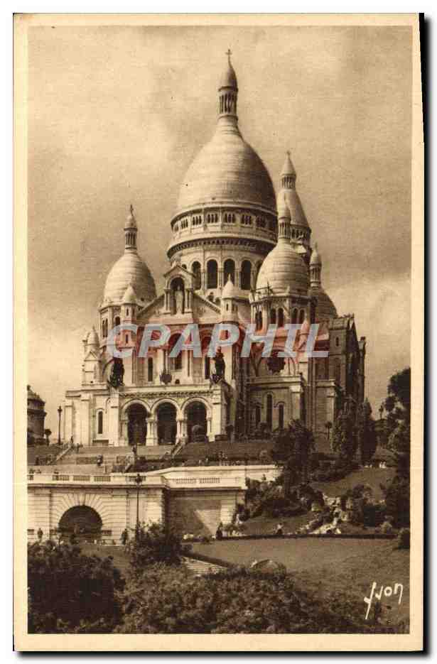 CPA Paris En Flanant Basilique Du Sacre Coeur De Montmartre