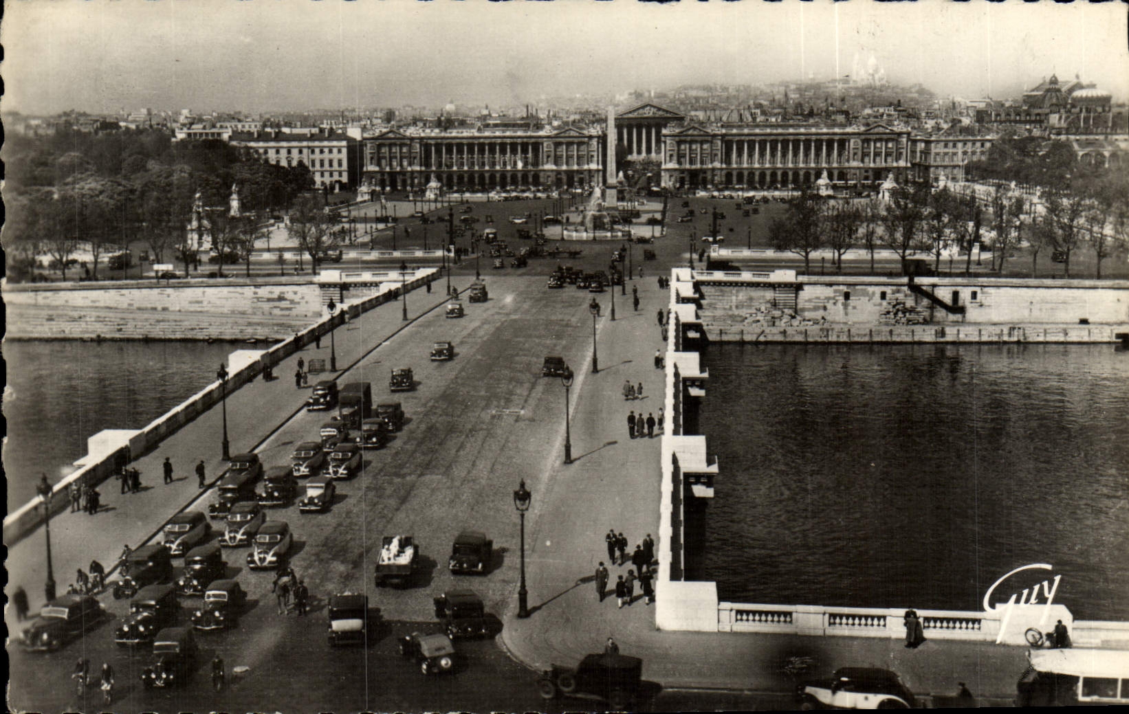 CPM Paris Et Ses Merveilles Pont Et Place De La Concorde
