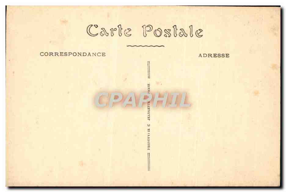 CPA Paris Notre Dame — Verso