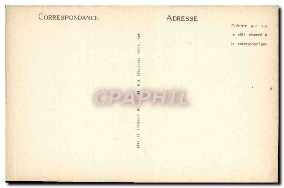 CPA Paris L'Hopital Bretonneau Hopital Sante — Rückseite