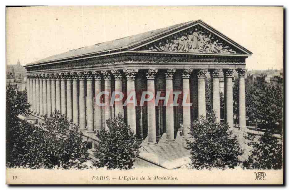 CPA Paris L'Eglise De La Madeleine