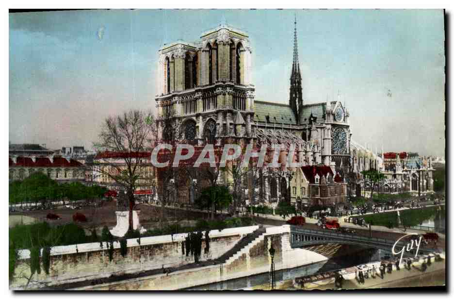 CPM Paris Et Ses Merveilles Cathedrale Notre Dame