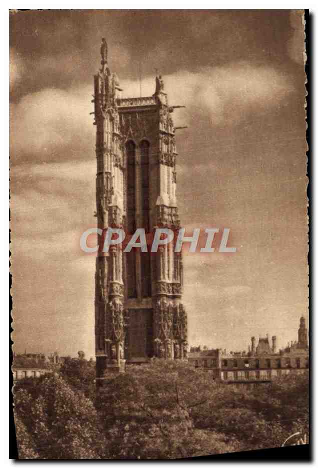 CPA Paris Et Ses Merveilles Tour Saint Jacques