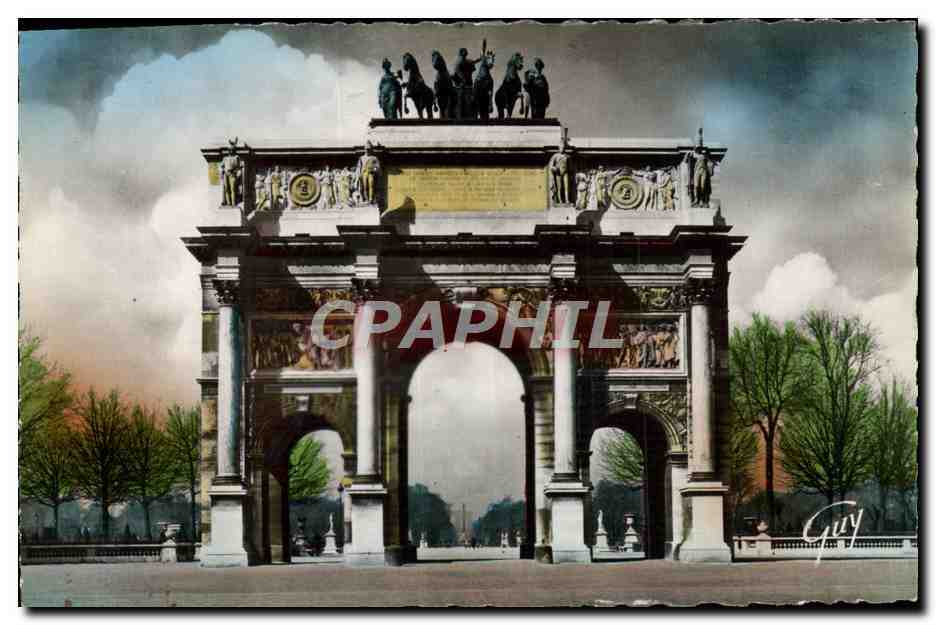 CPM Paris Et Ses Merveilles Arc De Triomphe Du Caroussel