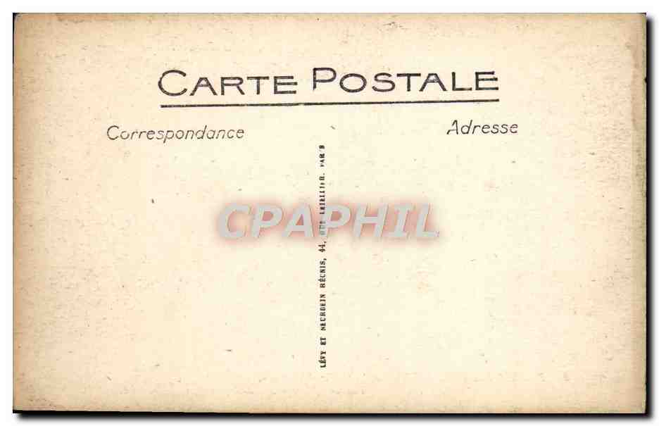 CPA Palais De Versailles Et la Grille D'Honneur  — Verso