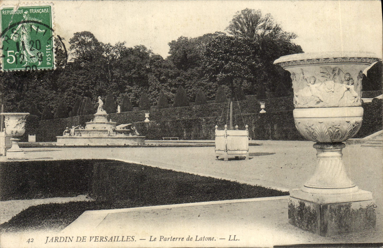 CPA Jardin De Versailles Le Parterre De Latone
