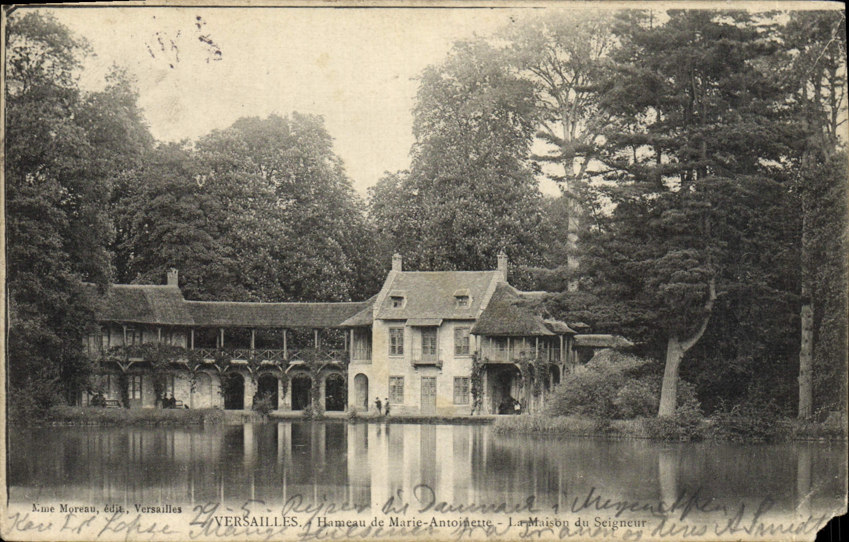CPA Versailles Hameau Marie Antoinette La Maison Du Seigneur