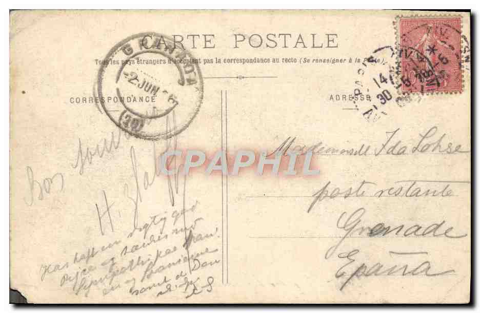 CPA Versailles Hameau Marie Antoinette La Maison Du Seigneur — Verso