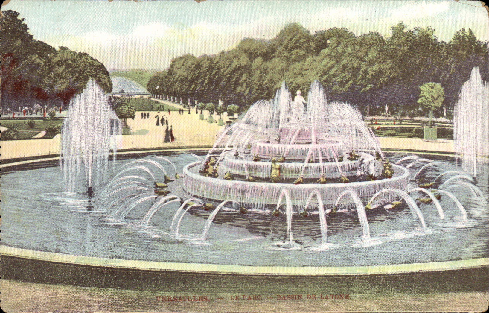 CPA Versailles Le Parc Bassin De Latone