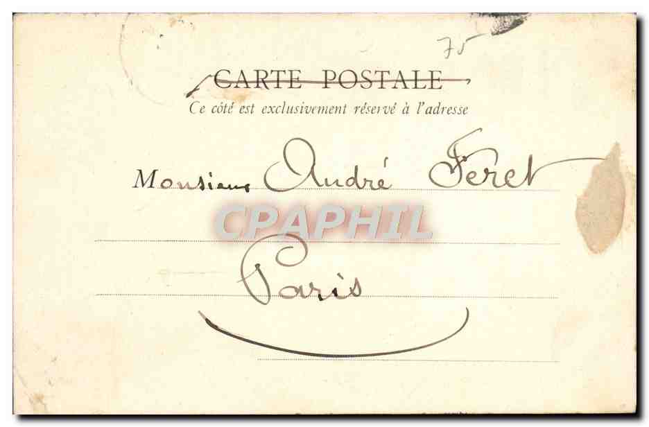 CPA Neuilly Le Pont — Rückseite