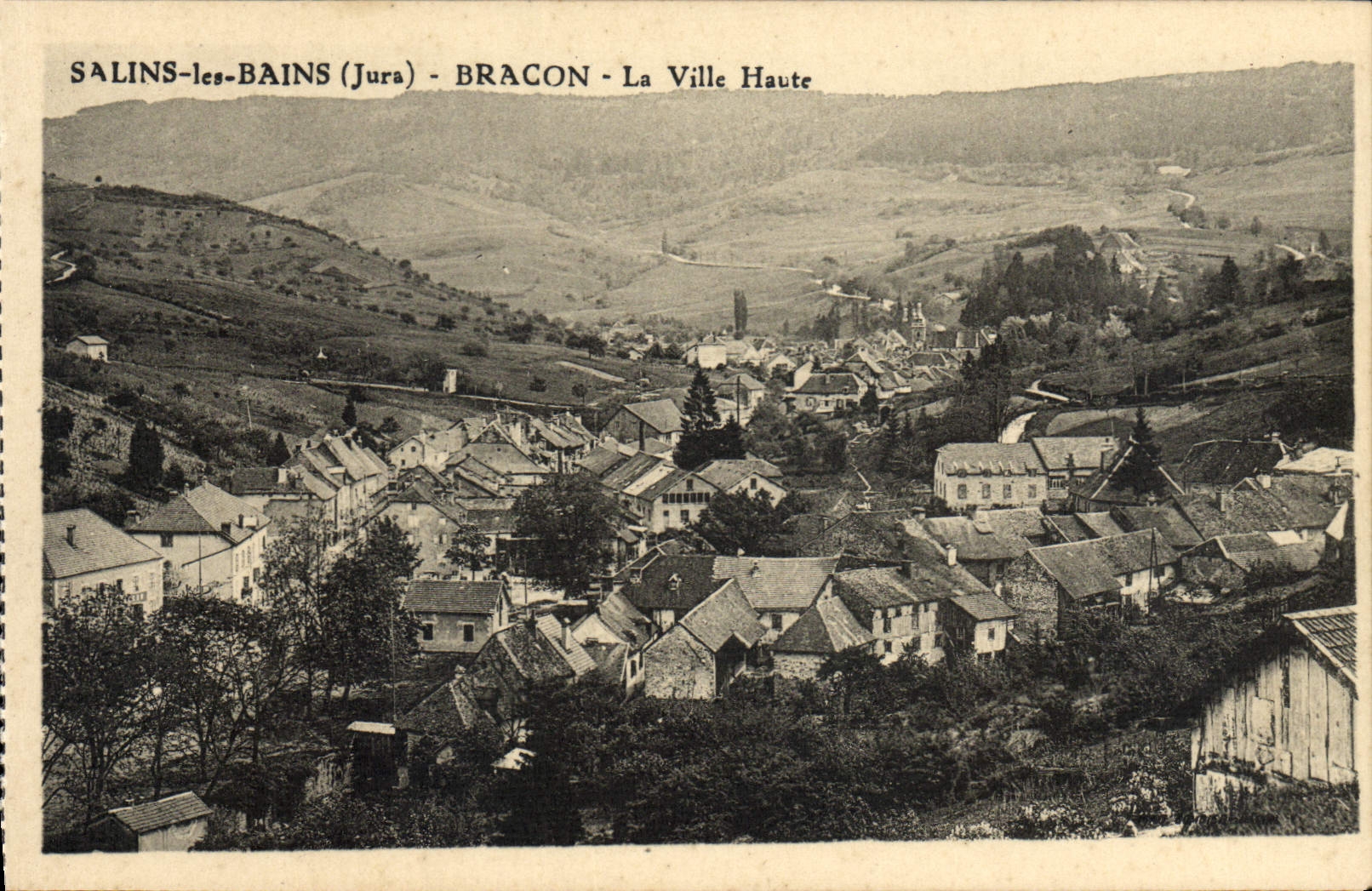 CPA Salins Les Bains Bracon La Ville Haute