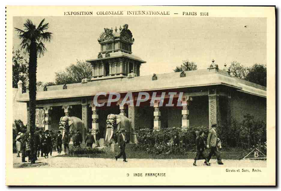 Internationale Kolonialausstellung — Paris 1931 — Französisch-Indien — Girès et Sors, Archs.