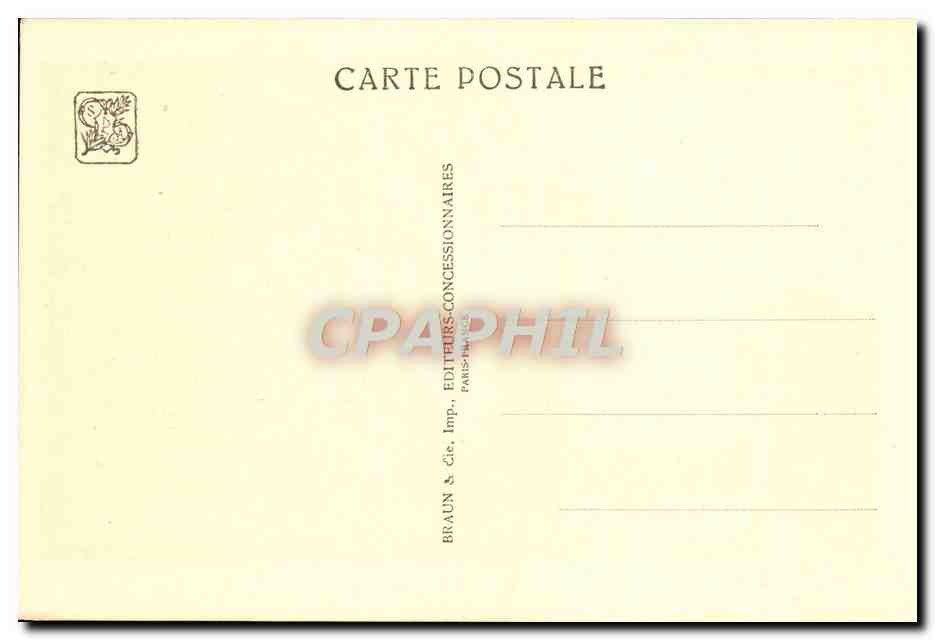 Cameroun Togo — Übersicht des großen Pavillons — Internationale Kolonialausstellung — Paris 1931 — Rückseite
