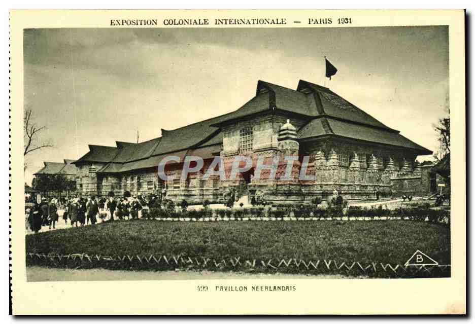 Niederländisches Pavillon — Internationale Kolonialausstellung — Paris 1931 — Verlag Braun & Cie