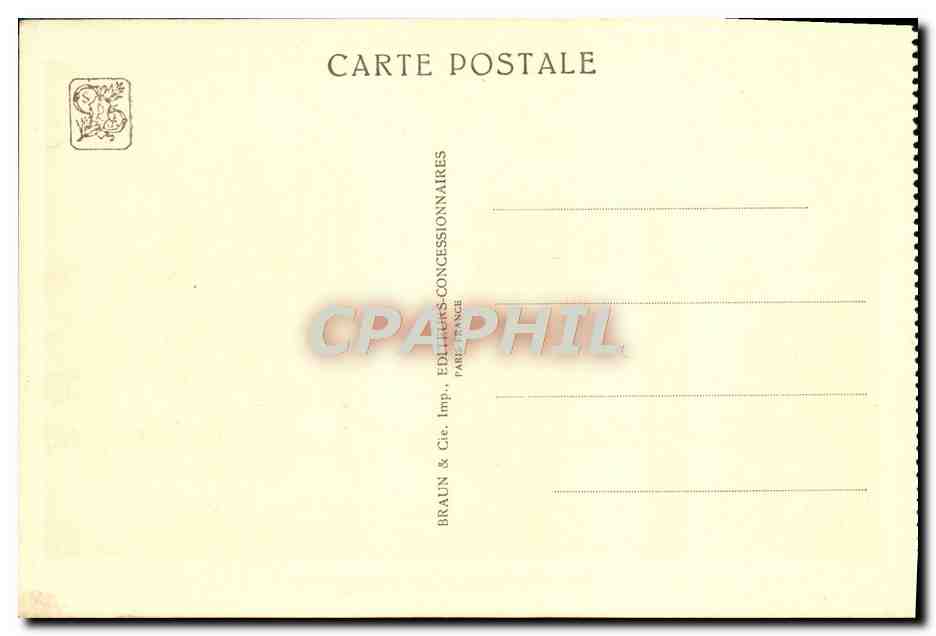 CPA Exposition Coloniale Internationale Paris 1931 Section Des Etats Unis Maison de George Washington — Rückseite
