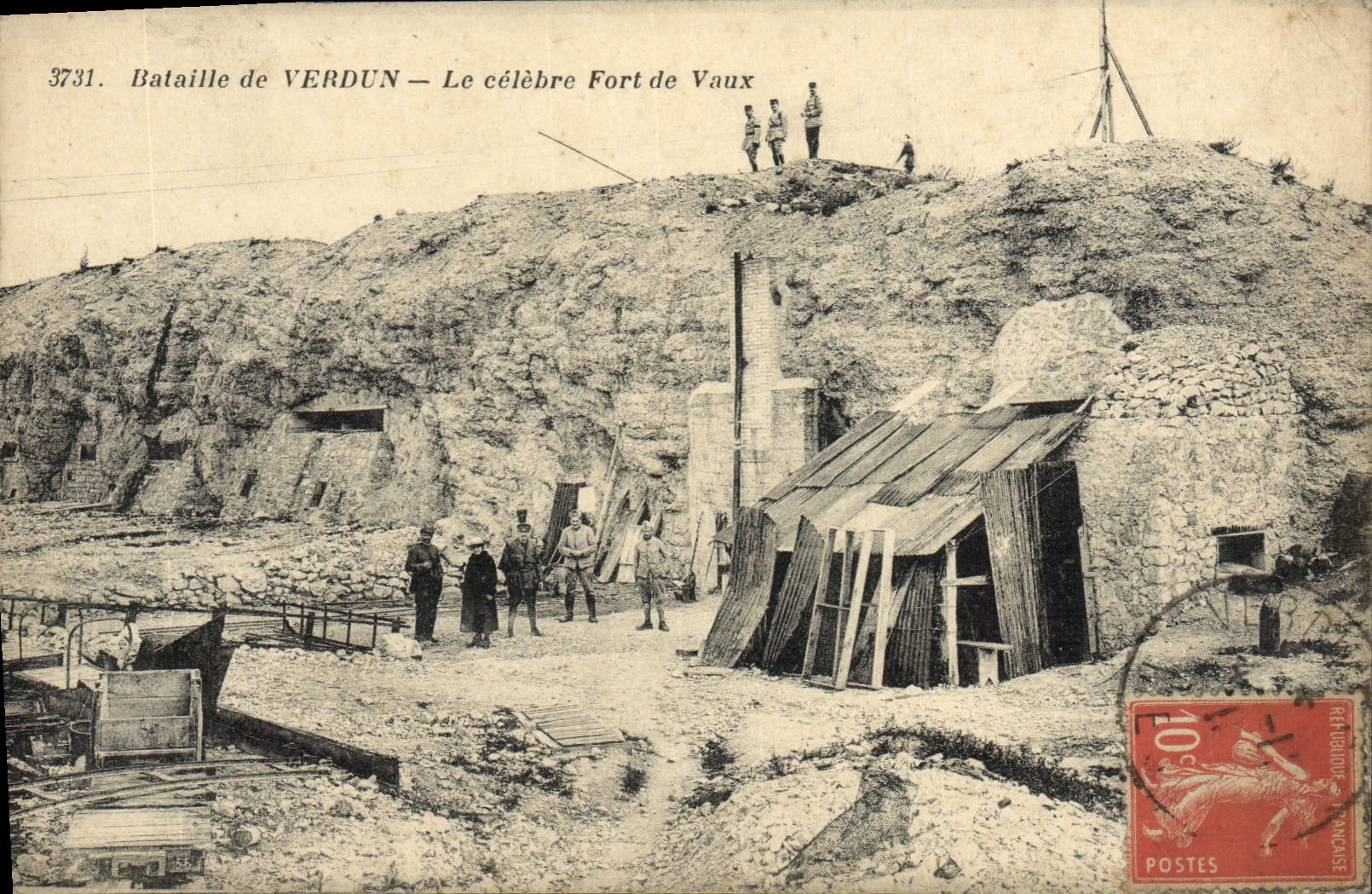 Bataille de VERDUN — Le célèbre Fort de Vaux — éditeur non identifié, n° 3731