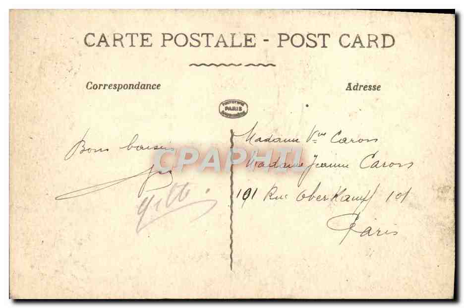 Bataille de VERDUN — Le célèbre Fort de Vaux — éditeur non identifié, n° 3731 — Rückseite