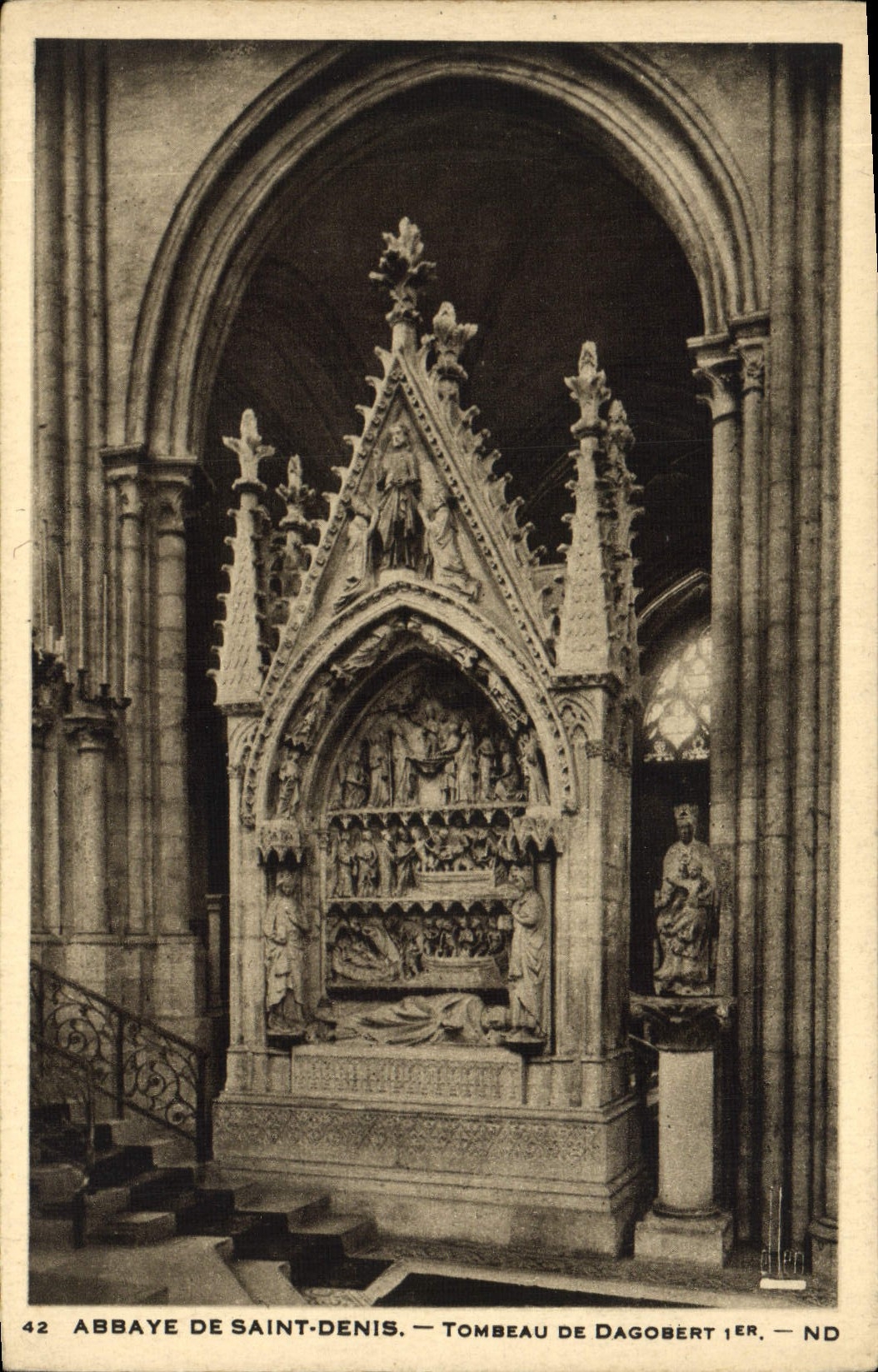 Abbaye de Saint-Denis — Tombeau de Dagobert Ier — N° 42