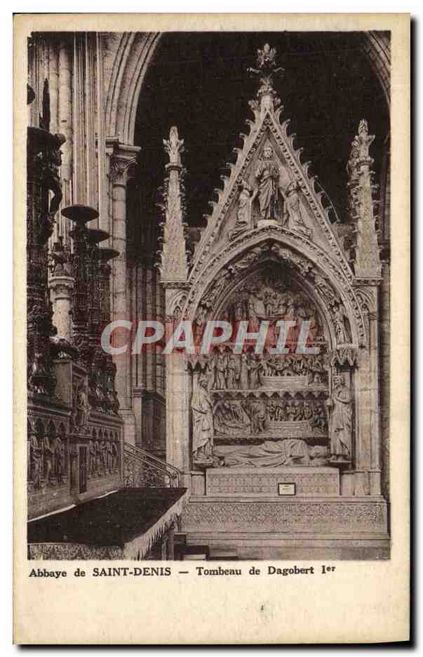 Abbaye de SAINT-DENIS — Tombeau de Dagobert Ier — Carpentier, St-Denis