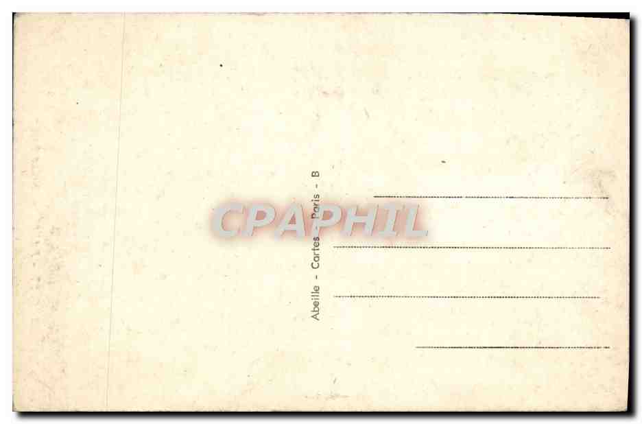 CPA Paris Notre Dame — Verso