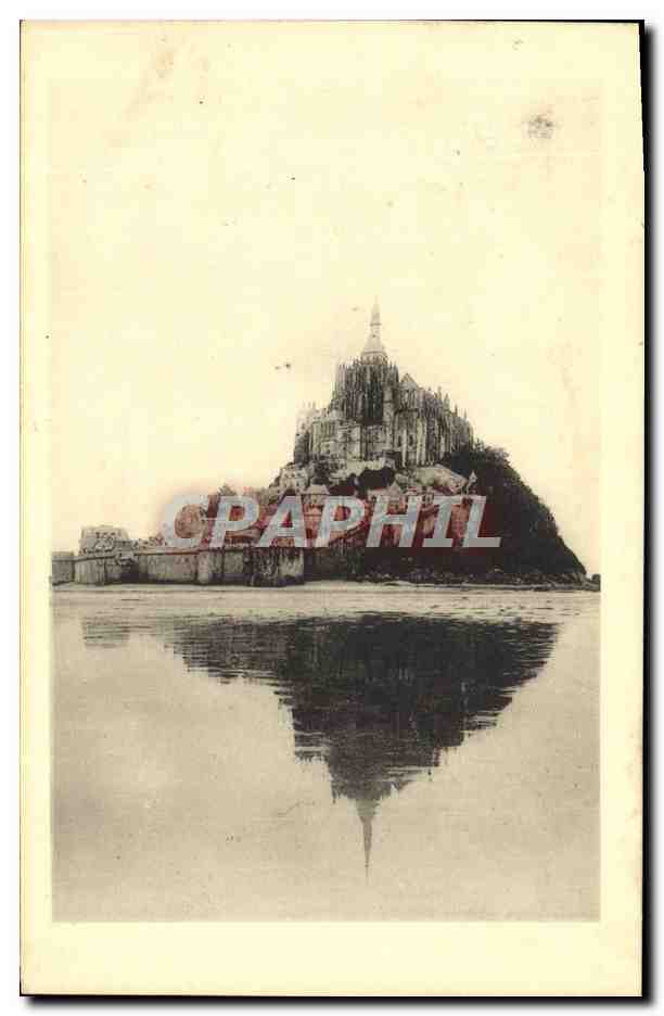 Mont Saint-Michel — vue du mont avec reflet — Éditions des Monuments Historiques