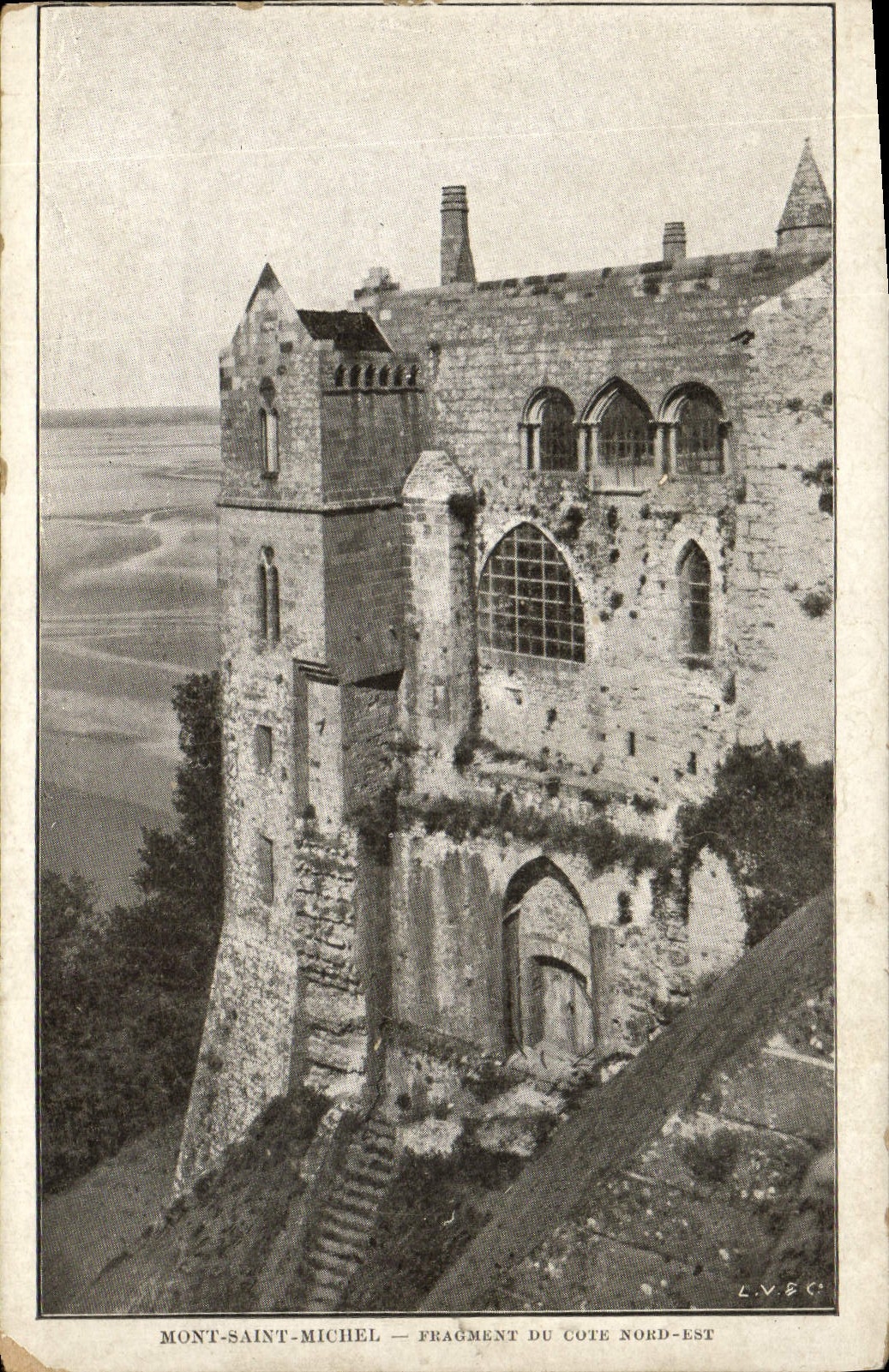 Mont-Saint-Michel — Fragmento del lato nord-est — L.N.V.S.C.