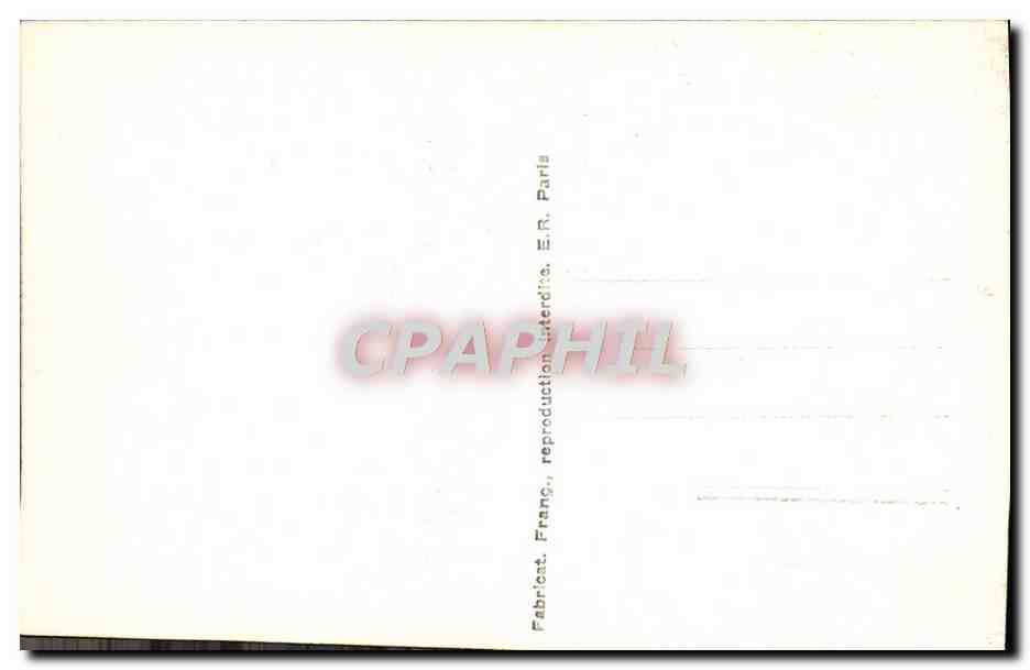 CPM Paris Le Palais De Justice — Verso