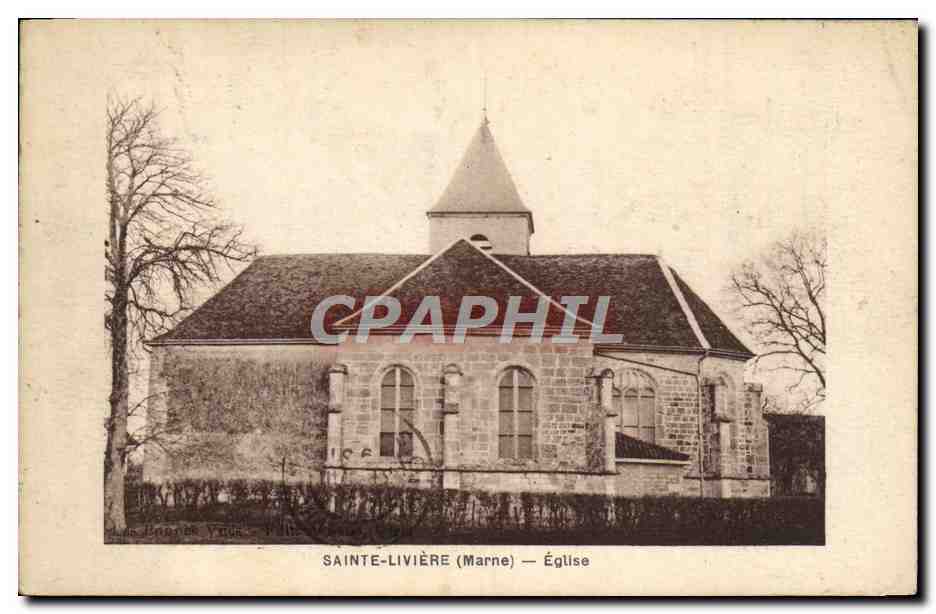 CPA Sainte Liviere Eglise