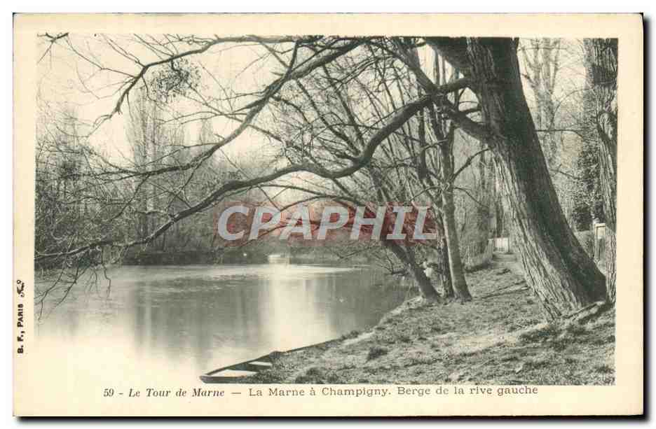 CPA La Tour De Marne La Marne A Champigny Berge De La Rive Gauche