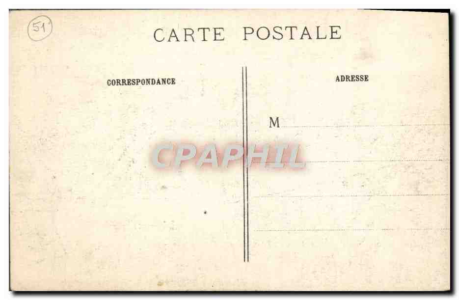 CPA La Grande Guerre En Champagne La Ferme Aux Wacques Militaria — Rückseite