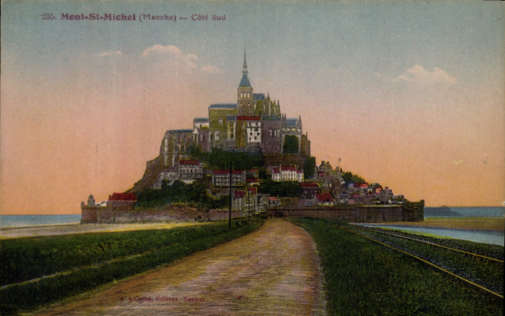 Mont-Saint-Michel (Manche) — Côté Sud — L'Anglais, Éditeur, Rennes