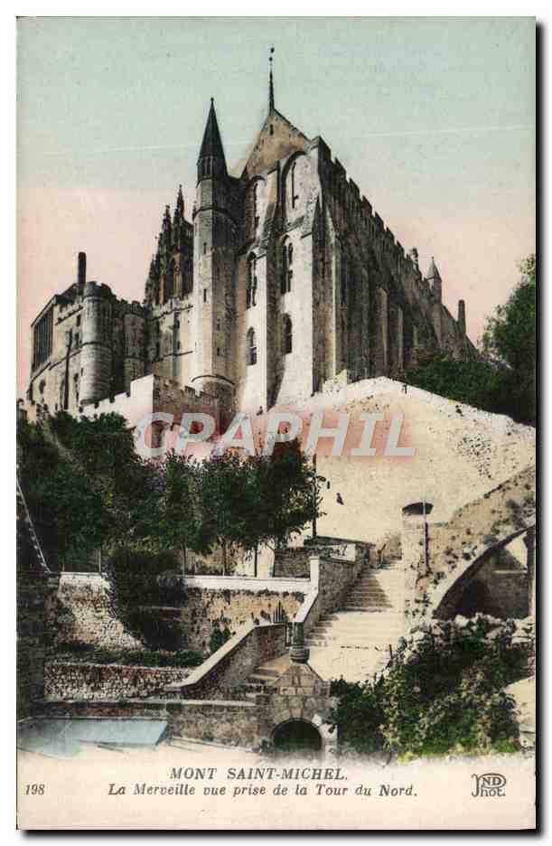 Mont Saint-Michel — La Merveille vue de la Tour du Nord — JND Phot.