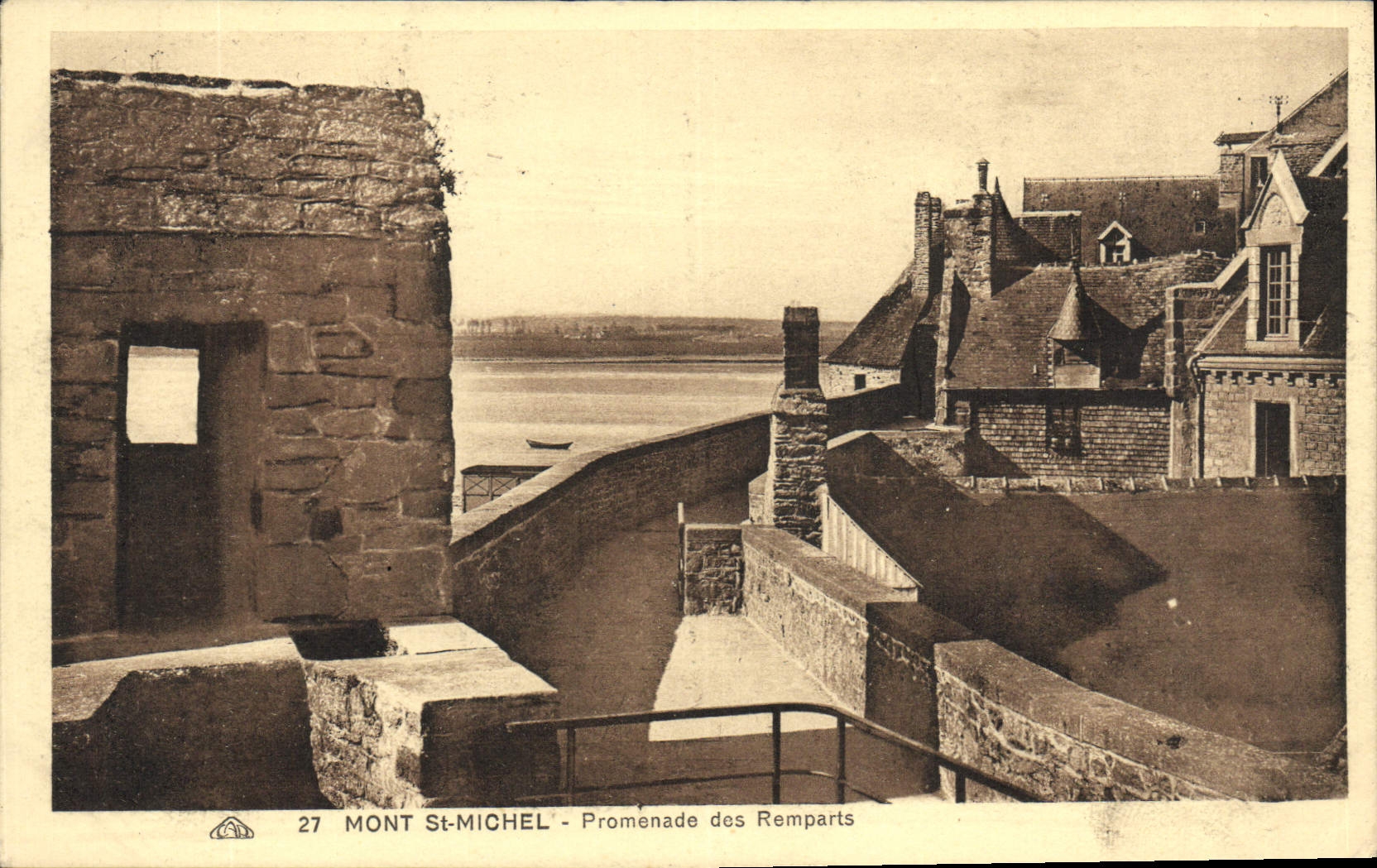 Mont-Saint-Michel — Promenade der Mauern — Verlag: Mont-Saint-Michel, Nr. 27