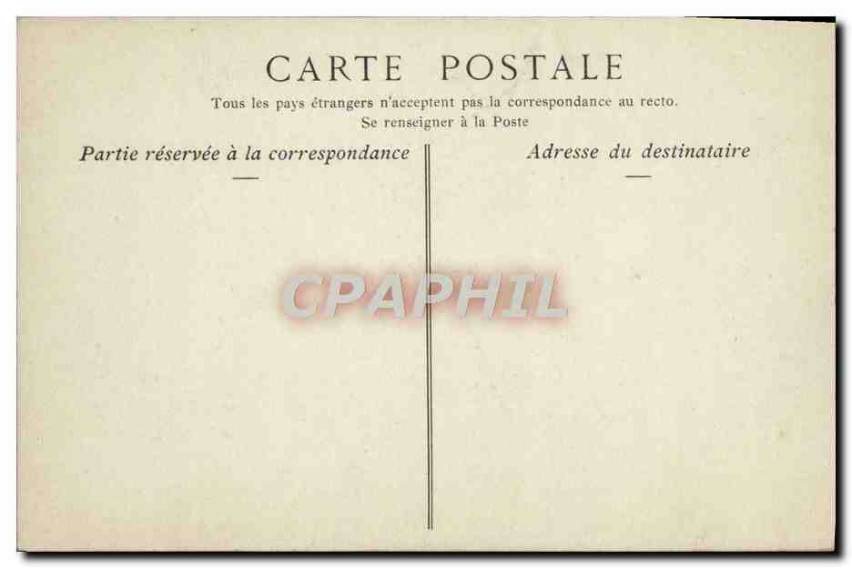 CPA Cathedrale De Reims Portail Lateral Gauche — Verso