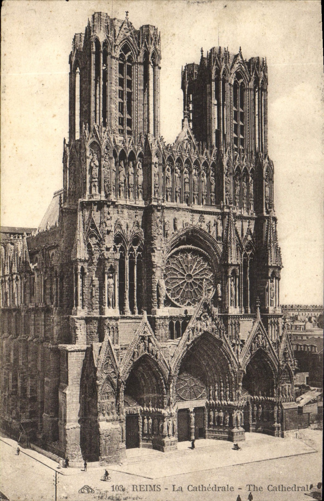 Reims — Die Kathedrale — La Photo-Graphie, Nr. 103
