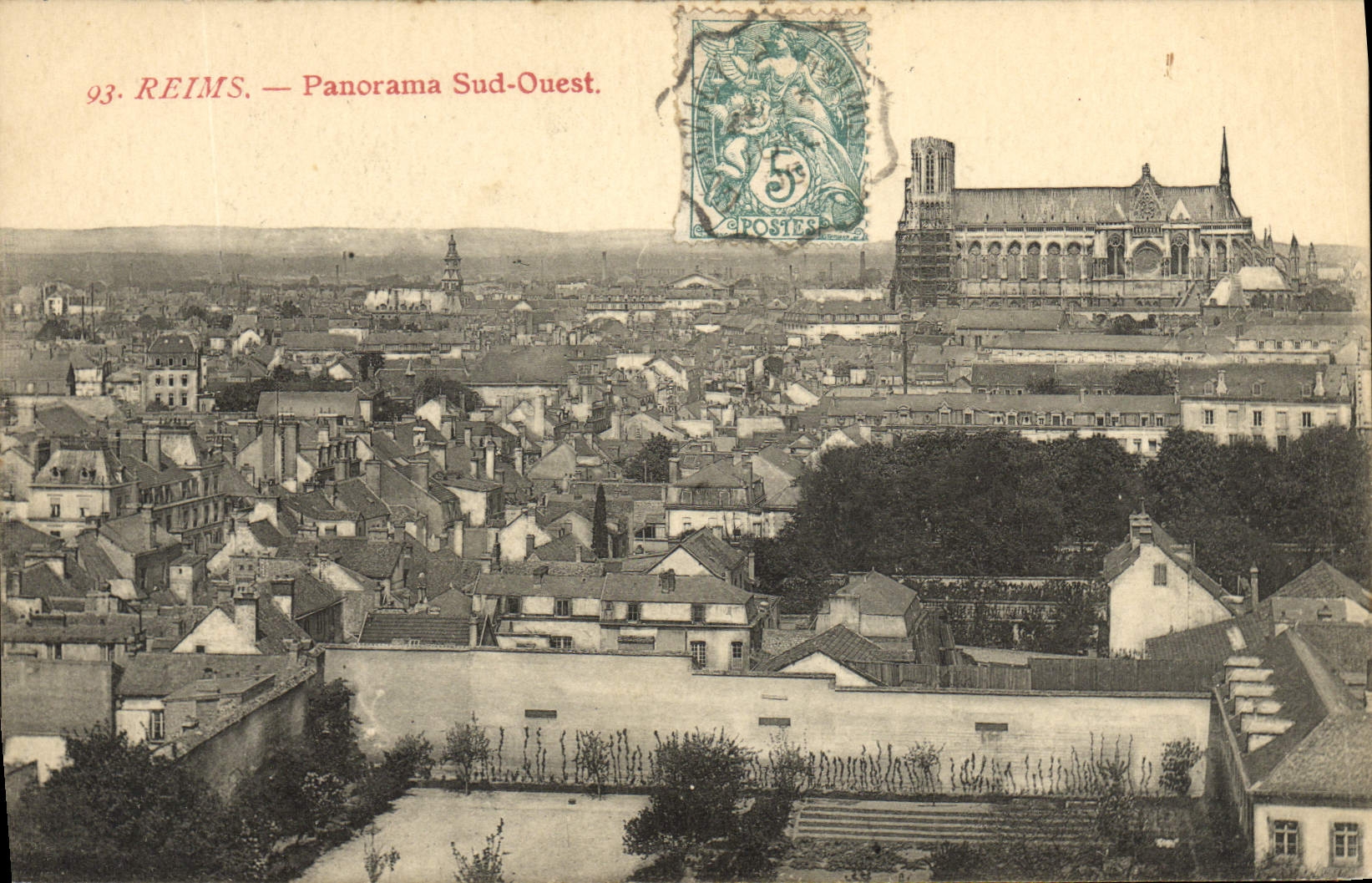 CPA Reims Panorama Sud Ouest