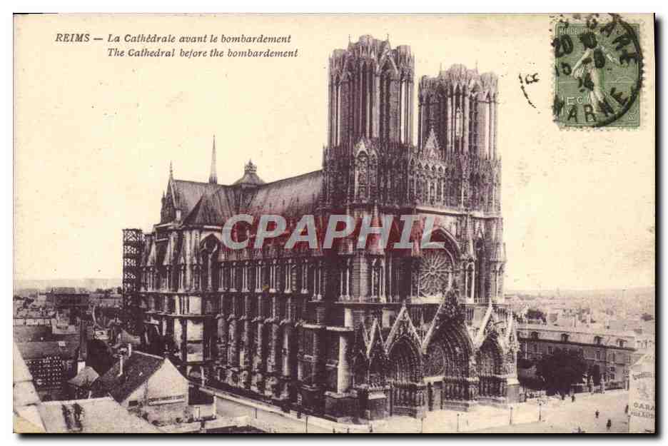 Reims — La Cathédrale avant le bombardement — Bandet, éditeur