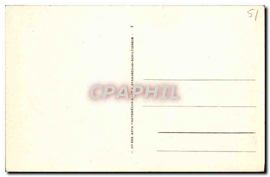 Square des Cordeliers — Reims — éditeur A.P. n° 226 — Verso