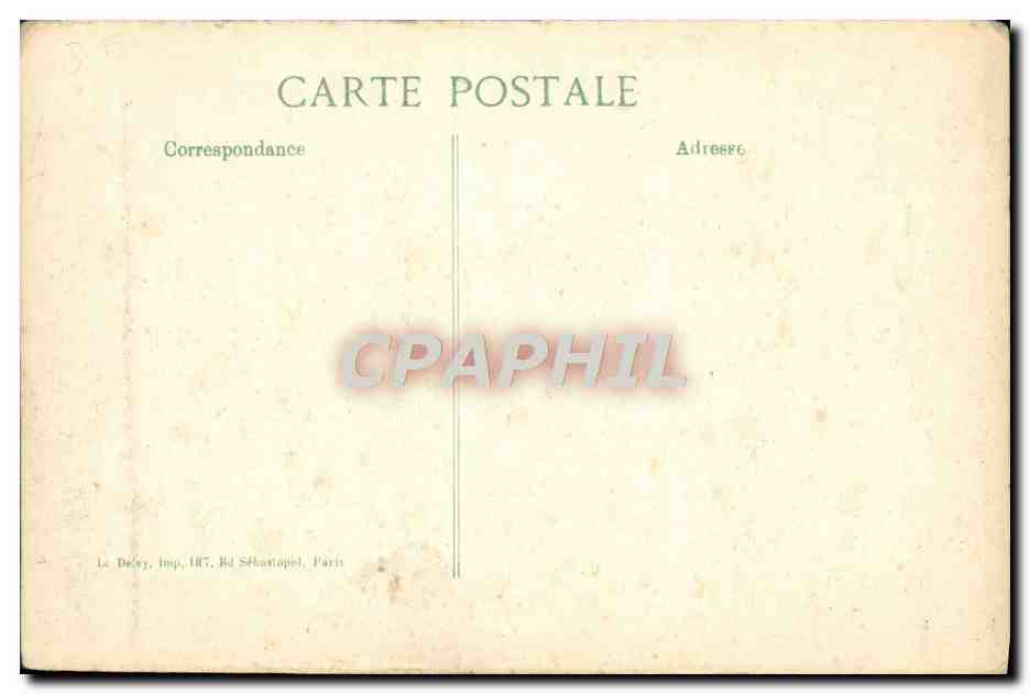 CPA Bombardement De Reims La Cathedrale En Feu — Rückseite