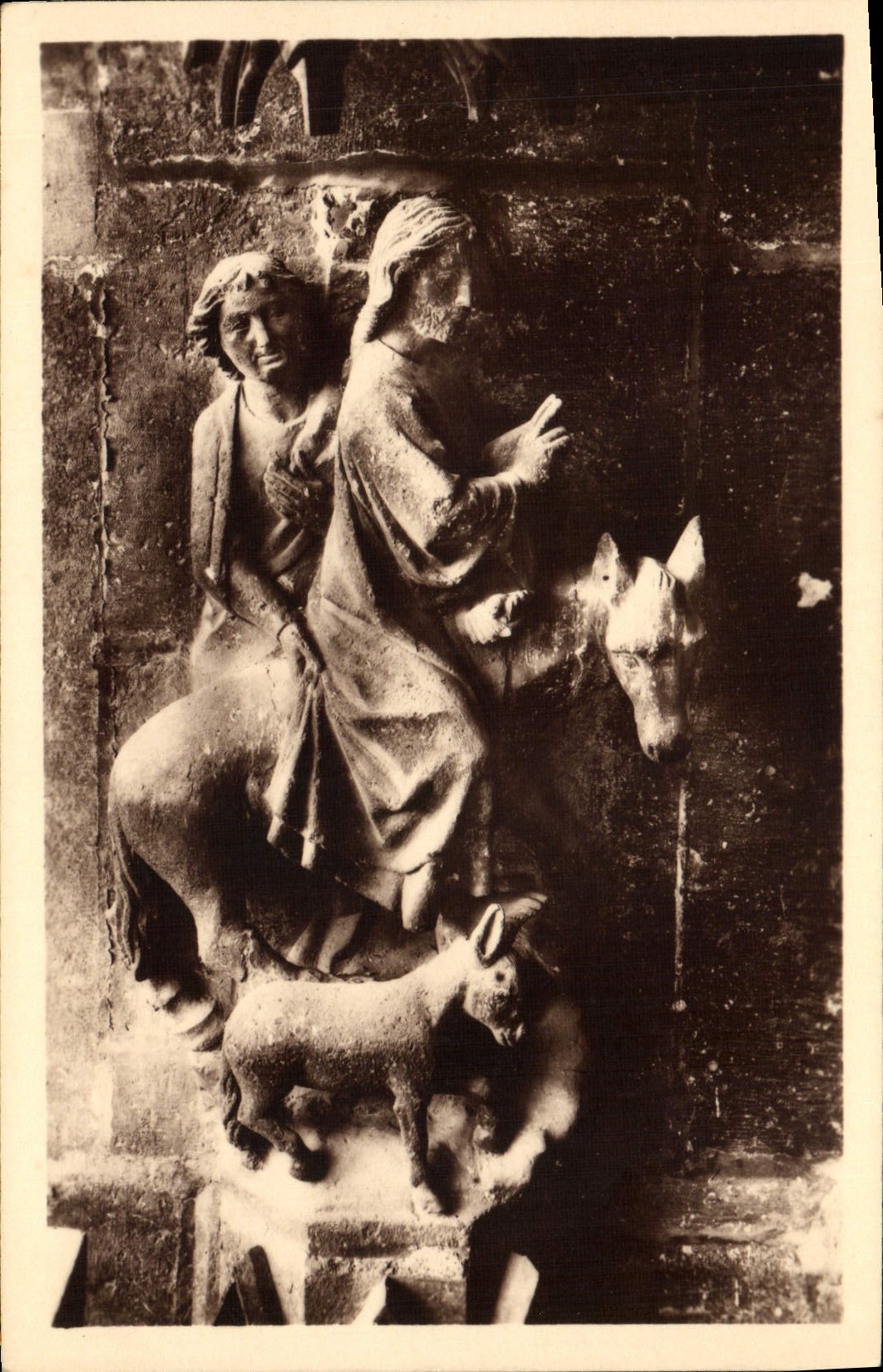Der Segen des Christus — Portal der Kathedrale von Reims — Verlag Reims-Cathédrale, Nr. P. 75