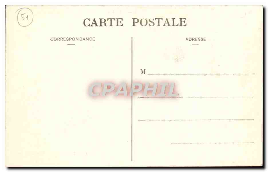 CPA Reims Cathedrale Chimeres De l'Abside — Rückseite