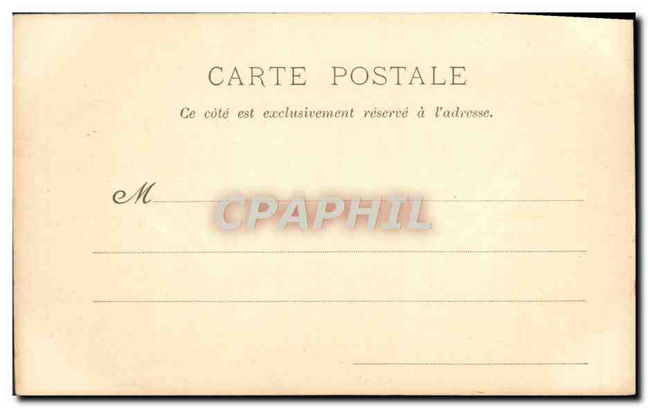 CPA Cathedrale De Reims Revers Du Grand Portail — Verso