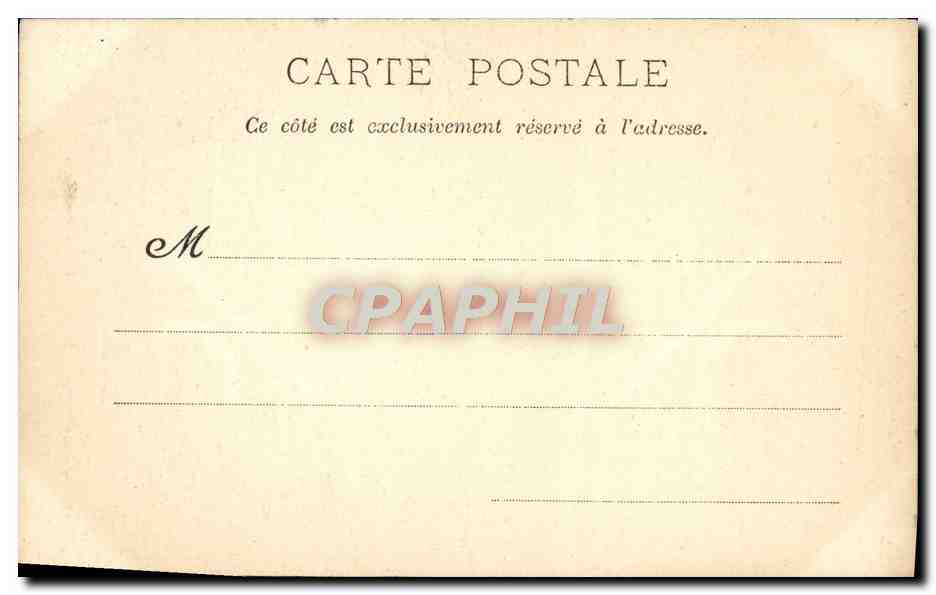 CPA Cathedrale De Reims Une Cariatide De l'Abside — Verso