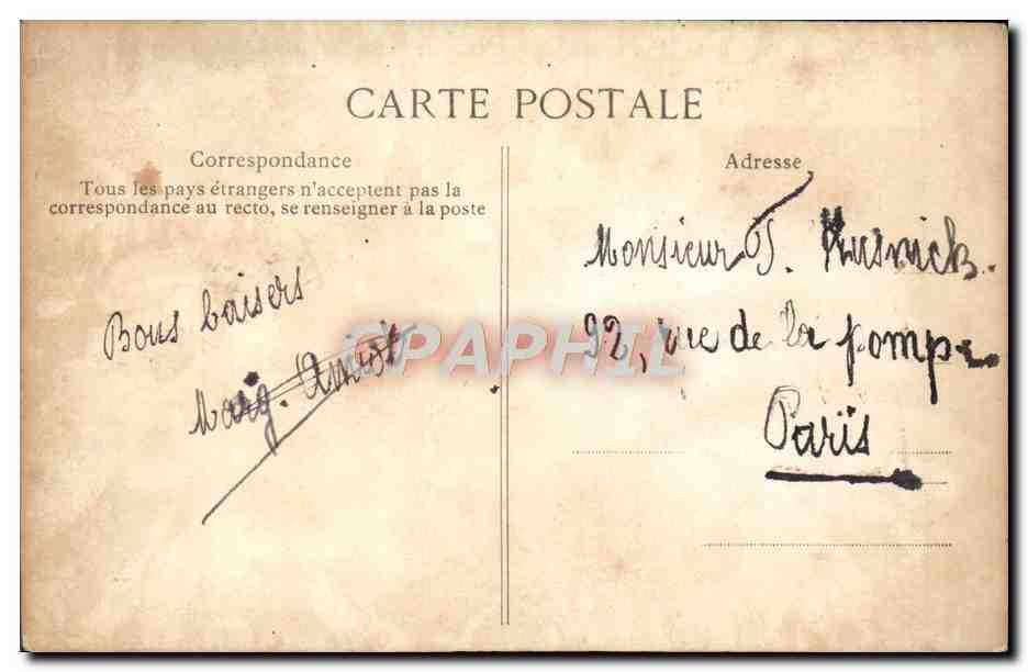 CPA Mont Saint Michel Retour Du Pre Sale Bergere et moutons — Verso